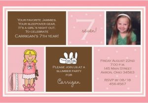 7th Birthday Invitation for Girl Birthday Invitations 365greetings Com