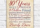 80 Birthday Gifts for Him 80th Birthday 80 Years Old Birthday Gift for Mother