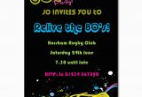 80 S themed Birthday Invitations 80s Party Invitation 80s theme Party Invites