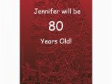 80 Year Old Birthday Invitations 80 Years Old Birthday Party Two Sided Ferris Wheel 13 Cm X