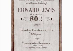 80 Year Old Birthday Invitations Free Printable 80 Years Old Birthday Invitations Template