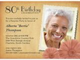 80 Year Old Birthday Party Invitations 26 80th Birthday Invitation Templates Free Sample