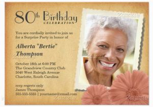 80 Year Old Birthday Party Invitations 26 80th Birthday Invitation Templates Free Sample