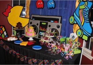 80s Birthday Decorations Table Setting for 80 39 S Party I Want My Mtv 80 39 S theme