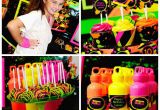 80s Birthday Party Decorations Kara 39 S Party Ideas Neon 80 39 S Skate themed Birthday Party