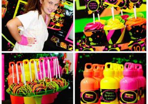 80s Birthday Party Decorations Kara 39 S Party Ideas Neon 80 39 S Skate themed Birthday Party