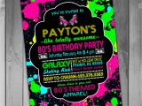 80s theme Birthday Invitations 80s Party Invitation 80s Birthday Neon Birthday Party 80s