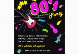 80s theme Birthday Invitations totally 80 39 S Birthday Party Invitations Zazzle Com