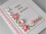 80th Birthday Card Designs Handmade 80th Birthday Card Paper Quilling Can Be for Any