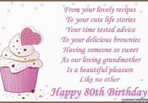 80th Birthday Card Message 80th Birthday Wishes Wishesmessages Com