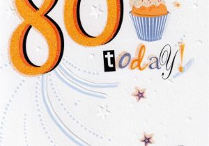 80th Birthday Card Messages 80 today Happy 80th Birthday Card Cards Love Kates