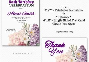 80th Birthday Cards Free Printable 80th Birthday 80th Birthday Invitations and Birthday