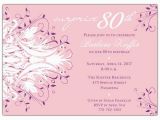 80th Birthday Cards Free Printable Free Printable Invitation for 80th Surprise Birthday Party