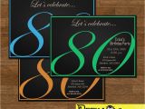 80th Birthday Cards Free Printable Printable 80th Birthday Invitation Card 80th Birthday Party