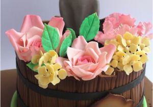 80th Birthday Flowers Plants Spring Flower Pot Birthday Cake Cakes Pinterest