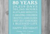 80th Birthday Gifts for Him 80th Birthday Gift 80 Years Sign Personalized Gift Art Print