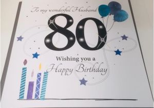 80th Birthday Gifts for Him Usa Large 80th Birthday Card Husband 80th Birthday Card