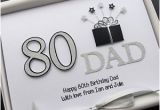 80th Birthday Gifts for Husband Personalised 80th Birthday Card for Men Dad Husband