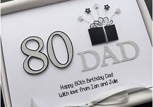 80th Birthday Gifts for Husband Personalised 80th Birthday Card for Men Dad Husband