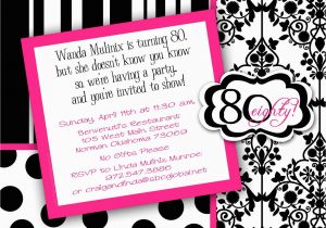 80th Birthday Invitation Templates Free 80th Birthday Party Invitations Templates Free Printable