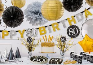 80th Birthday Party Decorations Supplies Sparkling Celebration 80th Birthday Party Supplies Party