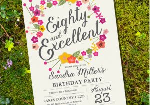 80th Birthday Party Photo Invitations 26 80th Birthday Invitation Templates Free Sample