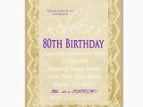 80th Birthday Party Photo Invitations 80th Birthday Invitation Surprise Party Invite by