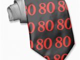 80th Birthday Presents for Him 80th Birthday Tie Zazzle Com 80th Birthday Present