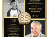 85 Birthday Invitations 85th Birthday Invitations then now Photos 5 25 Quot Square