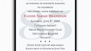 85 Birthday Invitations Classic 85th Birthday Red Surprise Invitations Paperstyle