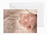 85th Birthday Card Verses 85th Birthday for Mother Pink Rose Greeting Card by