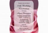 85th Birthday Invitation Template 85th Birthday Party Invitation Lovely Rose Zazzle