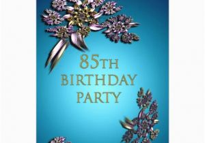 85th Birthday Invitation Template 85th Birthday Party Invitation Zazzle