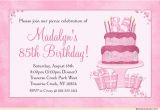 85th Birthday Invitation Template Birthday Invitation Templates 85th Birthday Invitations