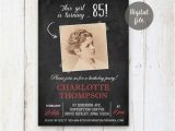 85th Birthday Invitation Wording 85th Birthday Invitations Chalkboard Vintage Photo Collage