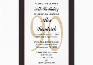 85th Birthday Invitation Wording 90th Birthday Invitation Invitations Birthdays and