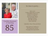 85th Birthday Invitation Wording Simple Squares 85th Birthday Invitation 80th Birthday