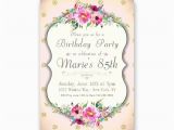 85th Birthday Invitation Wording Women 39 S 85th Birthday Invitations Milestone Birthdays Of