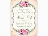 85th Birthday Invitation Wording Women 39 S 85th Birthday Invitations Milestone Birthdays Of