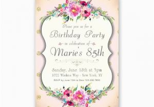 85th Birthday Invitation Wording Women 39 S 85th Birthday Invitations Milestone Birthdays Of
