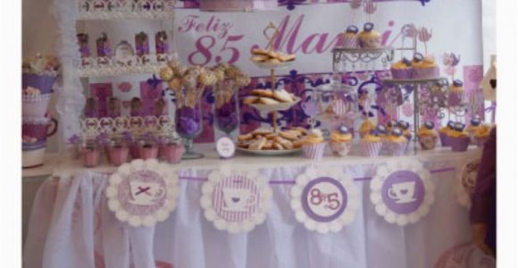 85th Birthday Party Decorations Tea Party Birthday Quot Tea Party 85th Bday Quot Catch My Party