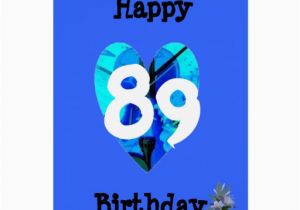 89th Birthday Card 89th Birthday Greeting Cards Zazzle