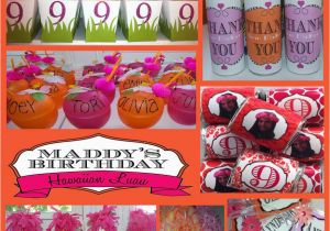 9 Year Old Birthday Girl Party Ideas Hawaiian Party Birthday Party Ideas Photo 1 Of 25