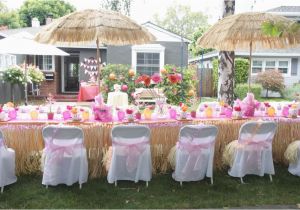 9 Year Old Birthday Girl Party Ideas Hawaiian Party Birthday Party Ideas Photo 3 Of 25