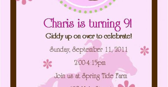 9 Year Old Birthday Invitation Wording 9 Years Old Birthday Invitations Wording Free Invitation