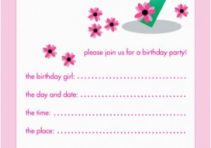 9 Year Old Birthday Invitations 10 Childrens Birthday Party Invitations 9 Years Old Girl
