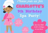 9 Year Old Birthday Invitations 9 Year Old Girl Birthday Party Invitations