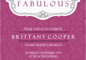 90 Birthday Invitation Wording 90th Birthday Invitation Wording 365greetings Com