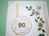 90 Year Old Birthday Cards sonia 39 S Crafting Creations 90 Year Old Birthday Card