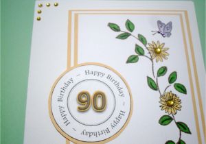 90 Year Old Birthday Cards sonia 39 S Crafting Creations 90 Year Old Birthday Card